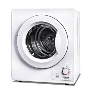 3 cu. ft. vented Electric Dryer in White with Sensor Dry, 4 Auto Drying Modes, Exhaust Duct and Stainless Steel Tub
