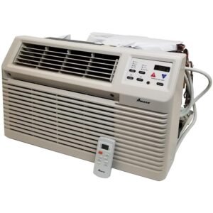 9,300 BTU 230-Volt/208-Volt R410A Through-the-Wall Air Conditioner with 3.5 kW Electric Heat and Remote