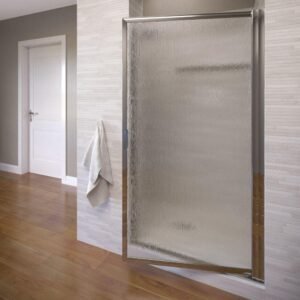Sopora 24-1/2 in. x 63-1/2 in. Framed Pivot Shower Door in Chrome