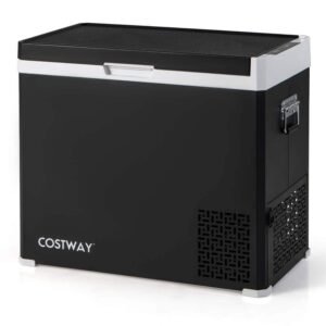 1.5 cu. ft. Portable Car Freezer with -4В°F~68В°F for RVs in Black