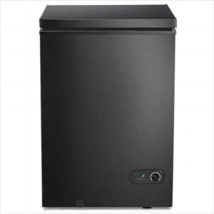 21.18 in 3.5 cu. ft. Manual Defrost Chest Freezer in Black with Garage Ready