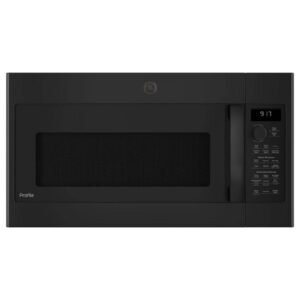 Profile 1.7 cu. ft. Over the Range Microwave in Black with Air Fry