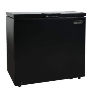 6.7 cu. ft. Compact Chest Freezer and Refrigerator with Digital Control in Black