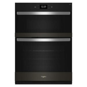 30 in. Electric Wall Oven & Microwave Combo in Black Stainless Steel with PrintShield Finish with Air Fry