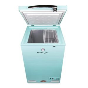 23 in. Width 3.5 cu.ft. Manual Defrost Mini Chest Freezer in Blue/Purple