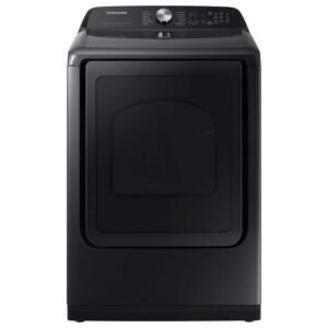 7.4 cu. ft. Vented Gas Dryer with Steam Sanitize+ in Brushed Black