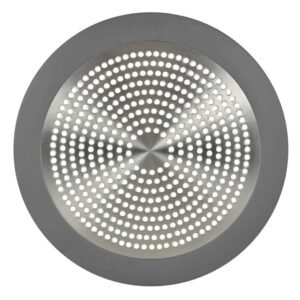 5-3/4 in. Shower Drain Strainer in Brushed Nickel