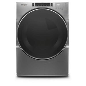 7.4 cu. ft. 240-Volt Stackable Chrome Shadow Electric Ventless Dryer with Intuitive Touch Controls, ENERGY STAR