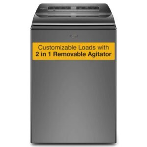 5.2 cu. ft. Smart Top Load Washer in Chrome Shadow