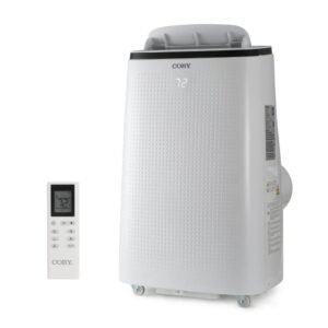 CBPAC 10800(DOE) BTU Portable Air Conditioner 775 Sq. Ft. with Heater and Dehumidifier with Remote in White