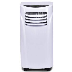 10000 BTU Portable Air Conditioner and Dehumidifier Function Remote in White with Window Kit