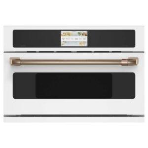 30 in. 1.7 cu. ft. Smart Electric Wall Oven and Microwave Combo with 120-Volt Advantium Technology in Matte White