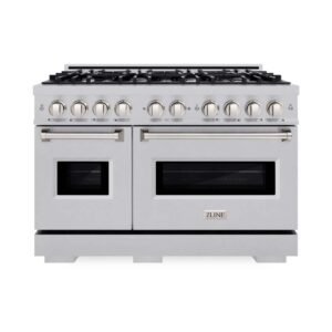 Classic 48 in. 8-Burner Gas Range with Double Oven in Fingerprint Resistant Stainless Steel