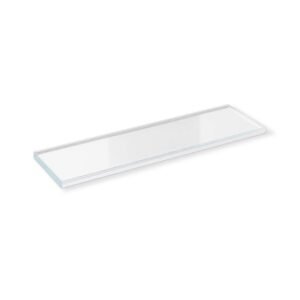 11.875 in. W x 0.375 in. H x 3.5 in. D Clear Shower Niche Shelf Set of 1 in Glass