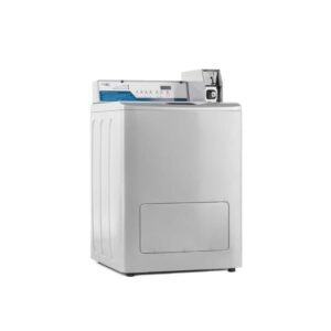 Commercial Laundry 27 in. 2.9 cu. ft. Grey Top Load Washing Machine, Coin Operated and Free Use