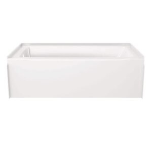 Classic 500 60 in. x 32 in. Alcove Deep Soaking Bathtub with Left Drain in High Gloss White