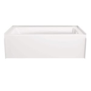 Classic 500 60 in. x 32 in. Alcove Deep Soaking Bathtub with Right Drain in High Gloss White