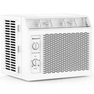 5,000 BTU Window Air Conditioner, Adjustable Thermostat, 7-Settings, Quiet, 115-Volt/60 Hz, 150 Sq. Ft. Coverage