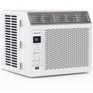 6,000 BTU Digital Window Air Conditioner, Remote, LED Display, 4-Modes, Eco, 115-Volt/60 Hz, 250 Sq. Ft. Coverage
