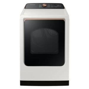 7.4 cu. ft. vented Smart Gas Dryer with Steam Sanitize+ in Ivory