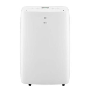 7,000 BTU (12,000 BTU ASHRAE) 115V Portable Air Conditioner Cools 300 Sq. Ft. with Dehumidifier in White