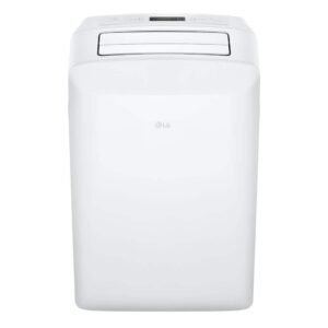 7,000 BTU 115-Volt Portable Air Conditioner Cools 300 Sq. Ft. with Dehumidifier and LCD Remote in White