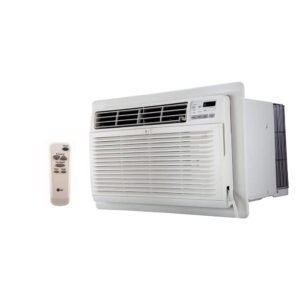 8,000 BTU 115V Through-the-Wall Air Conditioner Cools 350 sq. ft. with Remote and Dehumidifier