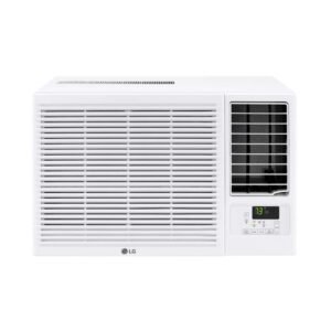 12,200 BTU 230V Window Air Conditioner Cools 570 Sq. Ft. with Heater, Remote and Dehumidifier in White