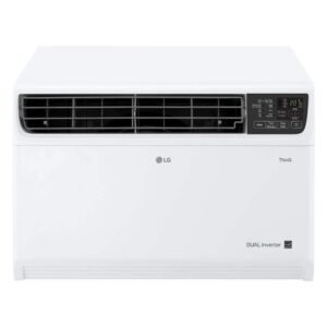 23,500 BTU 230/208V Window Air Conditioner Cools 1450 Sq. Ft. with Dual Inverter, Wi-Fi Enabled and Remote in White