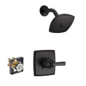 Ashlyn Single Handle 1-Spray Shower Faucet 1.75 GPM with Pressure Balance in Matte Black