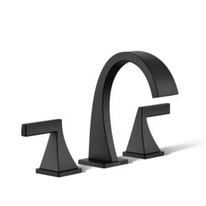 Katun 8 in. Widespread 2-Handle Bathroom Faucet in Matte Black