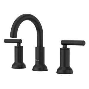 Capistrano 2-Handle 8" Widespread Bathroom Faucet Spot Defense Matte Black