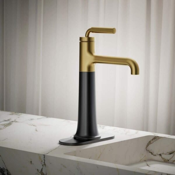 matte-black-with-moderne-brass-kohler-single-hole-bathroom-faucets-26437-4k-bmb-e1_1000