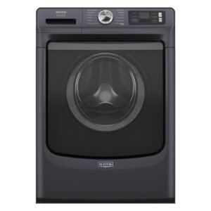 5 cu. ft. Front Load Stackable Washer in Midnight Steel with Pet Pro Option