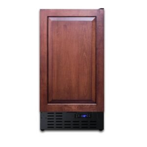 2.7 cu. ft. Frost Free Mini Upright Freezer with Panel-Ready Door in Black