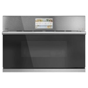 30 in Wide 1.7 cu ft Smart Electric Wall Oven and Microwave Combo with 120V Advantium Technology in Platinum Glass