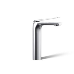 Avid Tall Single Handle Single Hole Bathroom Faucet in Polished Chrome