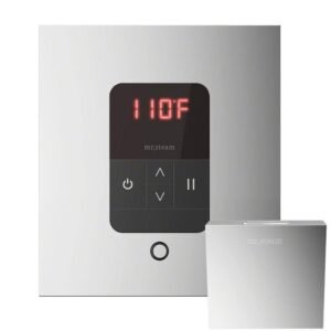 iTempo Square Steam Shower Control in Polished Chrome