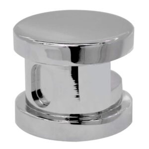 Steam Bath Generator 2 in. W Steam Head with Essential Oils Aromatherapy Scent Reservoir Channel in Polished Chrome