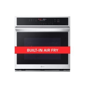 4.7 cu. ft. Smart Single Electric Wall Oven with Fan Convection, Air Fry in PrintProof in Stainless Steel