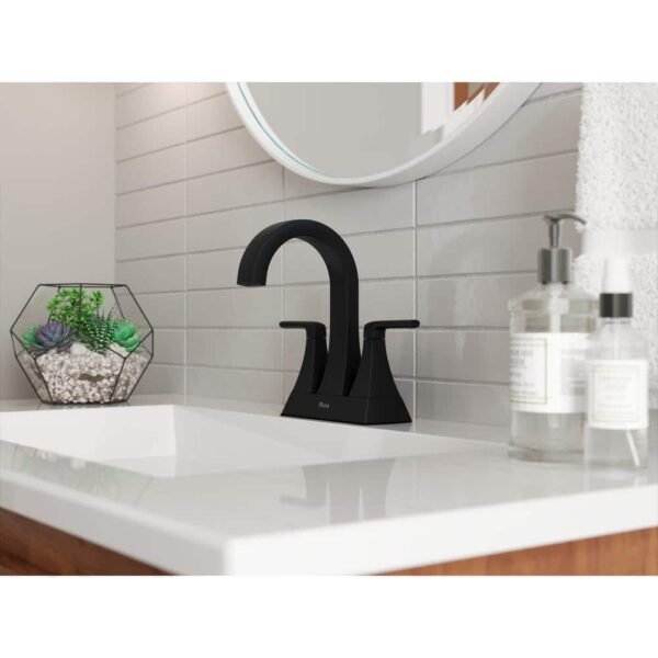 spot-defense-matte-black-pfister-centerset-bathroom-faucets-lf048-biesdb-e1_1000