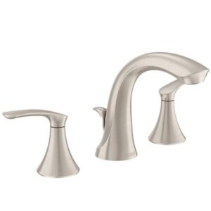 Darcy 8 in. Widespread 2-Handle High-Arc Bathroom Faucet in Spot Resist Brushed Nickel