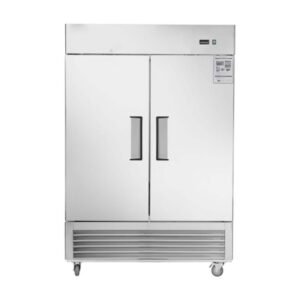54 in. 42.2 cu. ft. Auto / Cycle Defrost Commercial Upright Freezer with R290 Refrigerant, Digital Control in Stainless