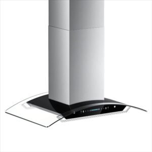 36 in 900CFM Ducted (Vented) Island Range Hood in Stainless Steel with Intelligent Gesture Sensing and Light Included