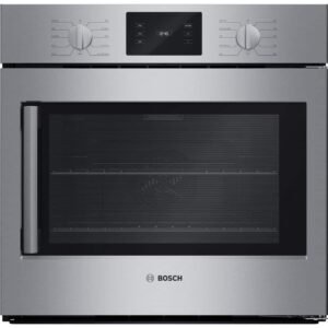 500 Series 30 in. Single Electric Wall Oven with European Convection and Self Cleaning in Stainless Steel, Right Opening