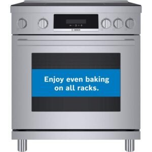 800 Series 30 in. 3.9 cu ft. 4 Burner Slide-In Industrial Style Induction Range w/ Convection Pro in Stainless Steel
