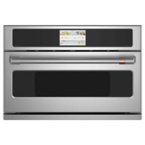 30 in Wide 1.7 cu ft Smart Electric Wall Oven and Microwave Combo with 240V Advantium Technology in Matte Black