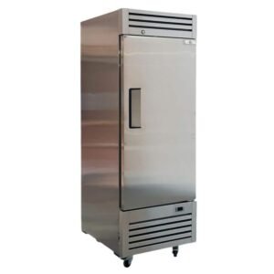 27.5 in. W 23 cu. Ft. Auto / Cycle Defrost Commercial Reach-in Upright Freezer in Stainless Steel