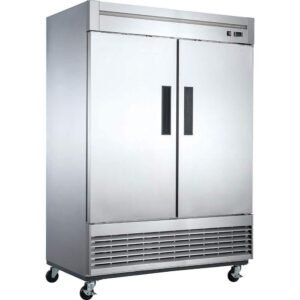 55 in. W 47 cu.ft Auto / Cycle Defrost Commercial Upright Freezer in Stainless Steel