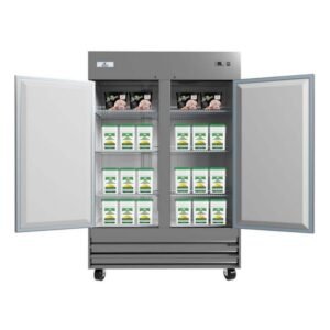 48 cu. ft. Auto Defrost Reach In Commercial Freezer in Stainless